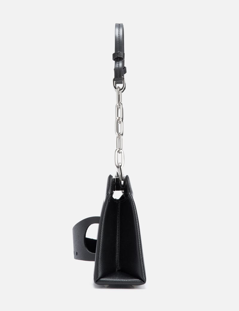 MAISON MARGIELA★素敵！Snatched leather clutch/Shoulder bag Maison Margiela Snatched Leather Clutch Bag | Black