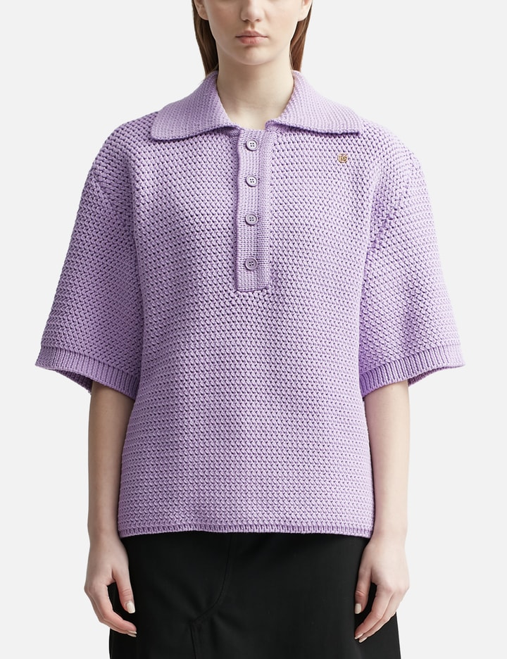 Recto Open Collar Knit Top HBX Globally Curated Fashion and