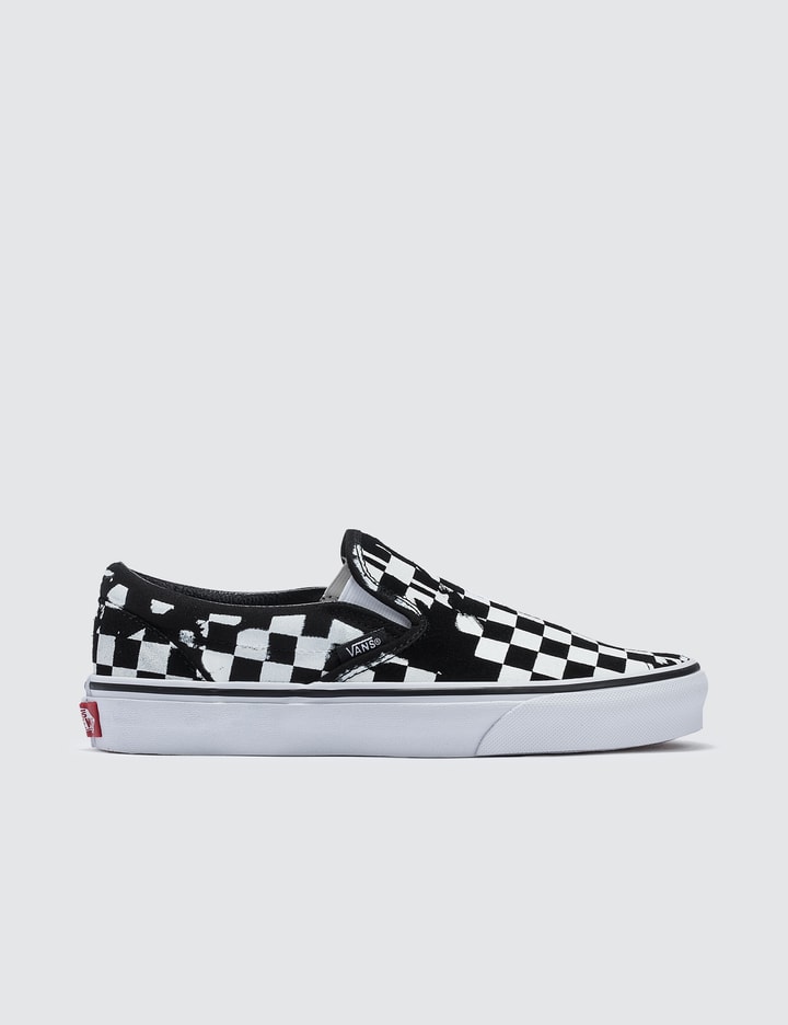 Vans - Overprint Check Classic Slip-on | HBX - Globally Curated Fashion ...
