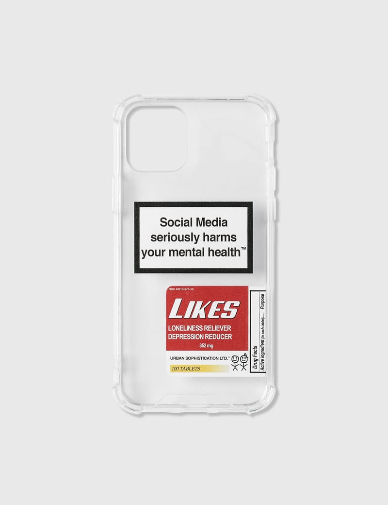 iPhone・スマホケース Urban Sophistication Mental Health Warning iPhone 11 Pro Max Urban Sophistication - Likes iPhone Case | HBX - Globally