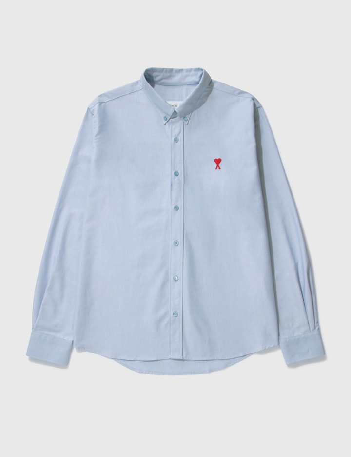 Ami - Button Down Ami De Coeur Shirt | HBX - Globally Curated Fashion ...