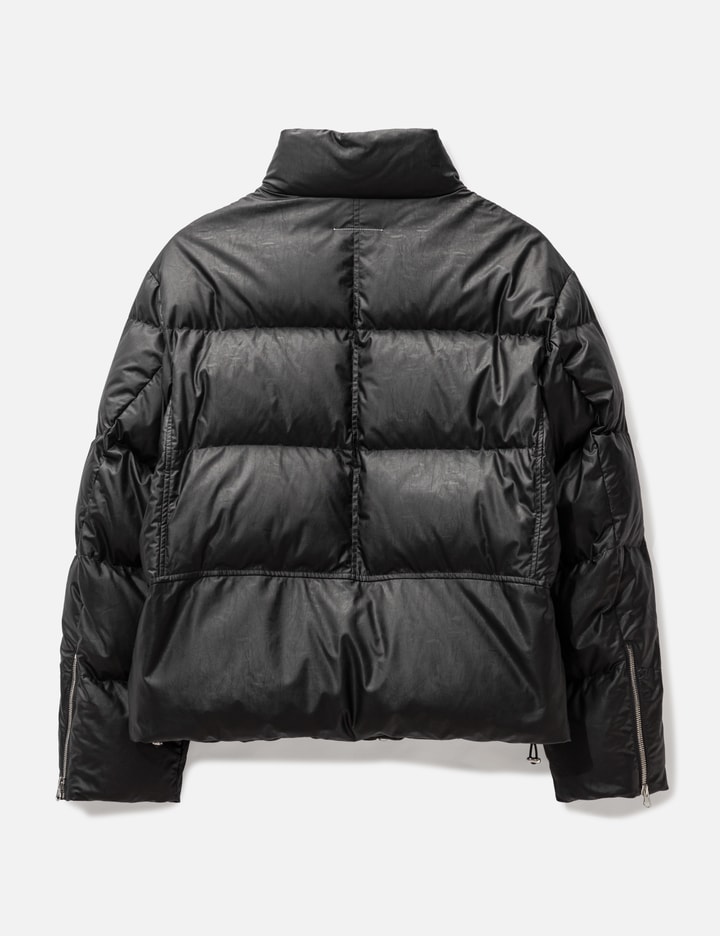 MM6 Maison Margiela - Faux Leather Puffer Jacket | HBX - Globally ...