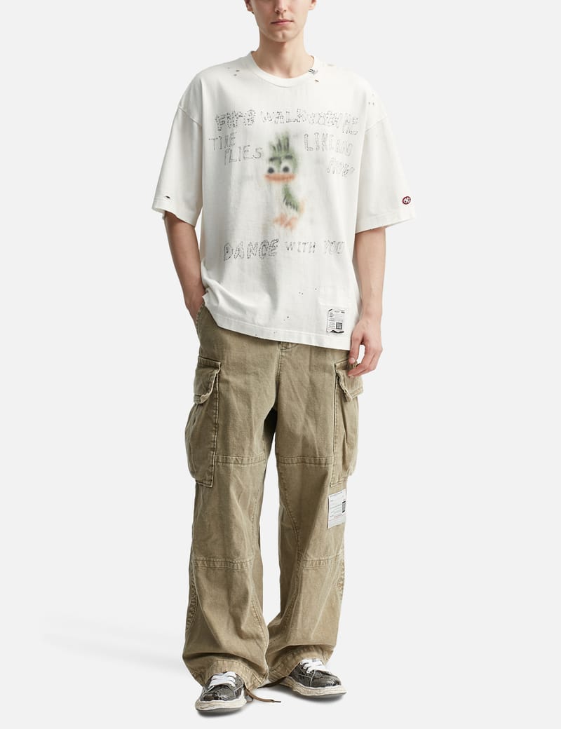 すぐ届く! [メゾンミハラヤスヒロ] LEON Printed T-shirt メゾン ミハラヤスヒロ LEON Printed T-shirt ブラック 新品