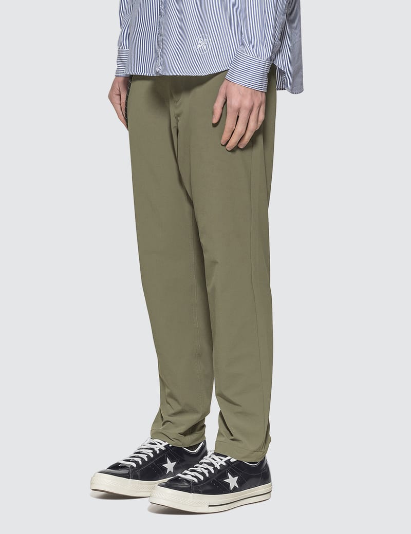 uniform experiment - Stretch Poplin Side Pocket Tapered Pants