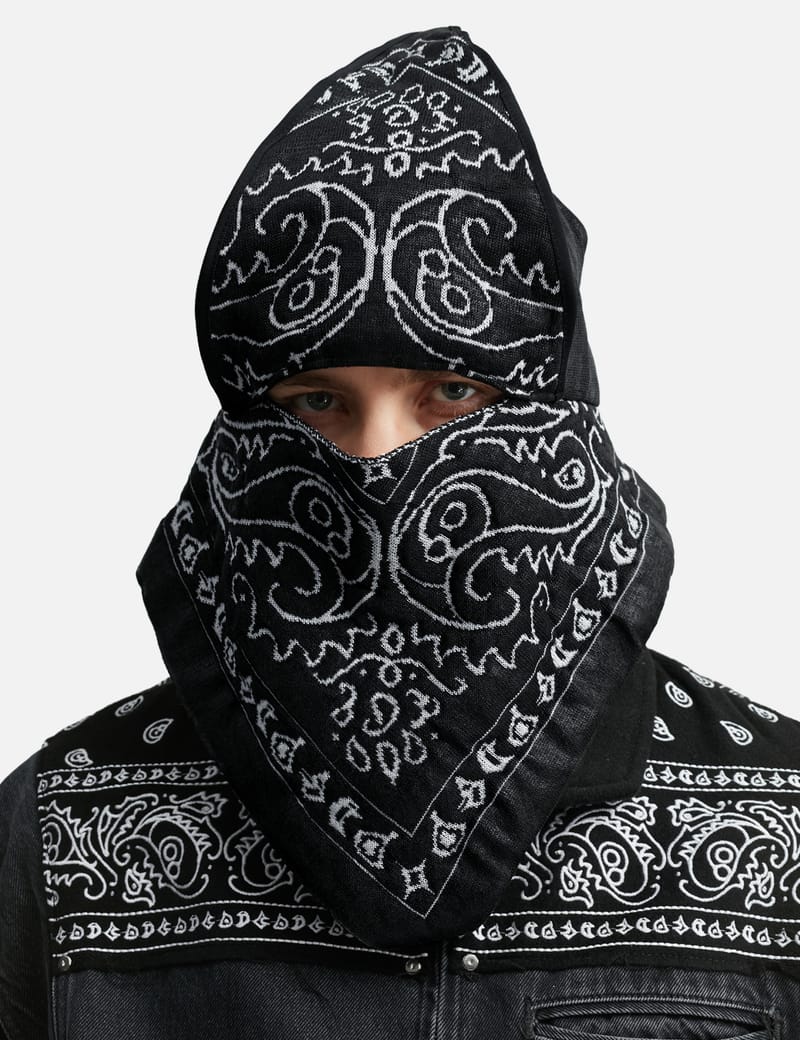 PDF Bandana Balaclava - Italian knit balaclava with bandana