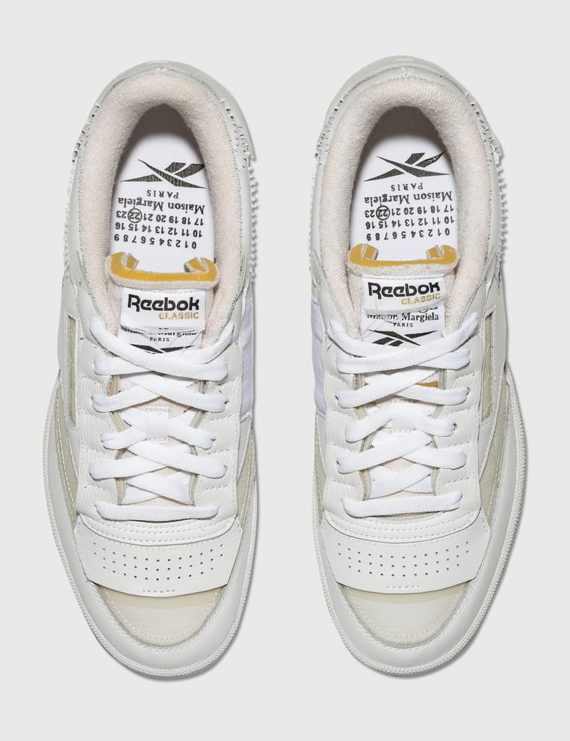 Reebok club c discount maison margiela memory of