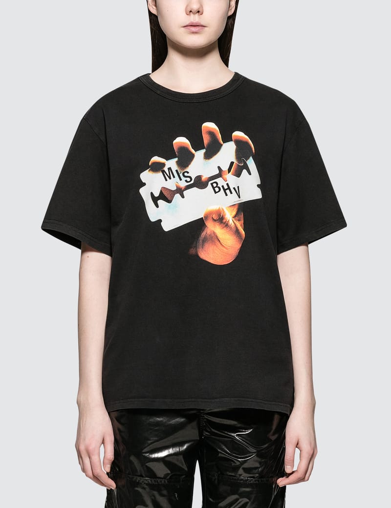 Misbhv - The Razor T-shirt Washed Black | HBX - Globally Curated