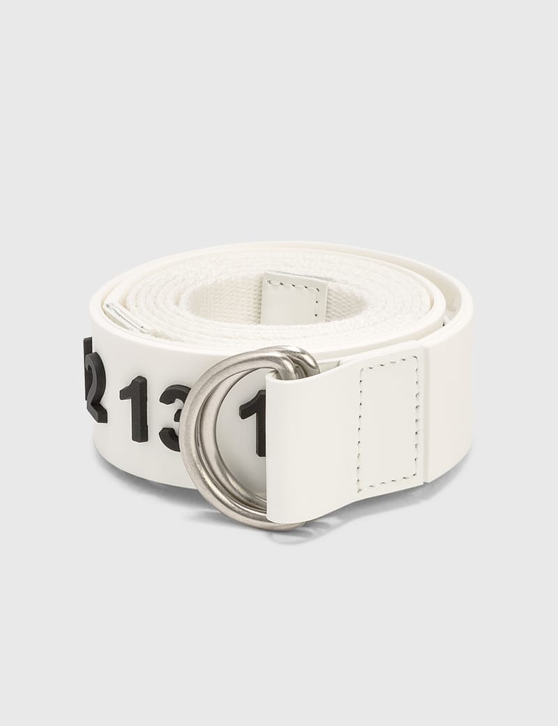 Maison Margiela - Logo Rubber & Webbing Belt | HBX - Globally