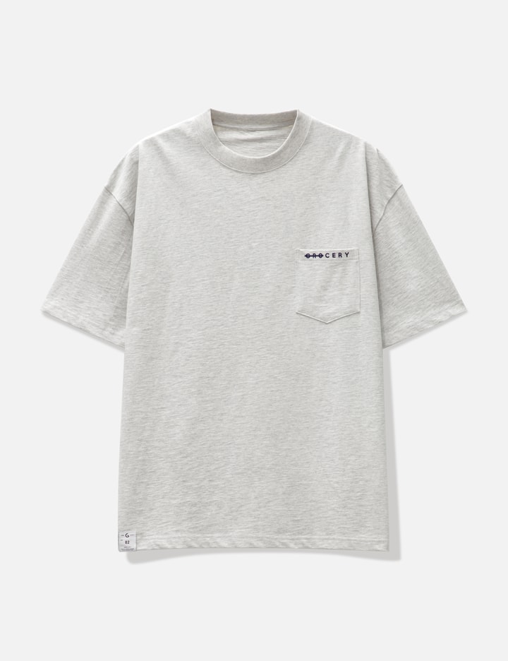 Grocery - GROCERY TEE-060 FLOCKING LOGO POCKET T-SHIRT | HBX - Globally ...