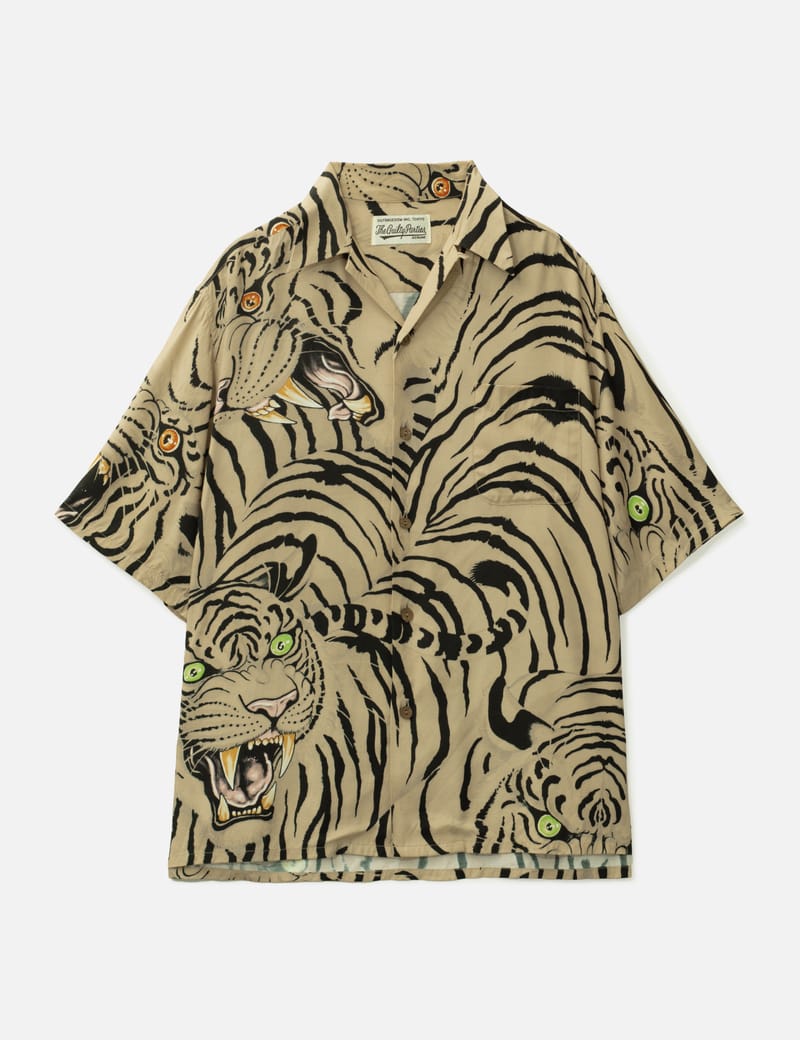 WACKO MARIA - Leopard Jacquard Knit Cardigan | HBX