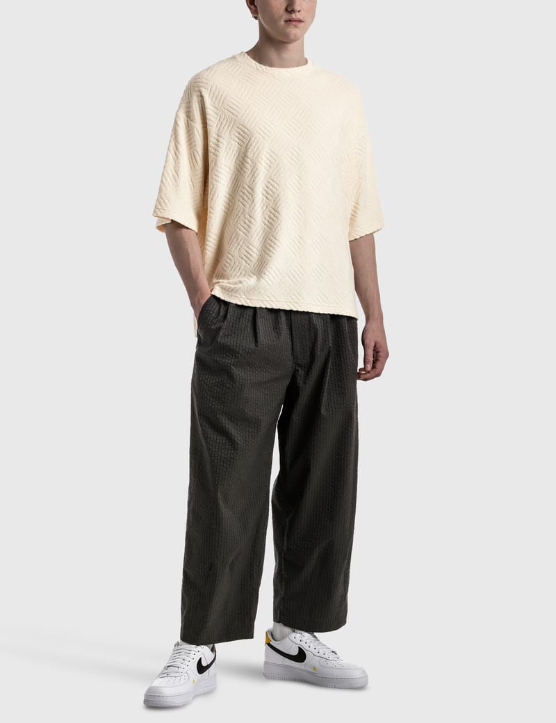 TIGHTBOOTH - Sucker Stripe Baggy Slacks | HBX - Globally Curated