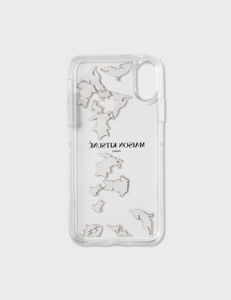 Maison Kitsuné - Aqua Yoga Fox iPhone X/XS Case | HBX - HYPEBEAST