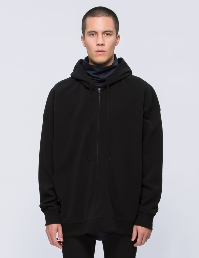 Oversized Zip Front L/S Hoodie