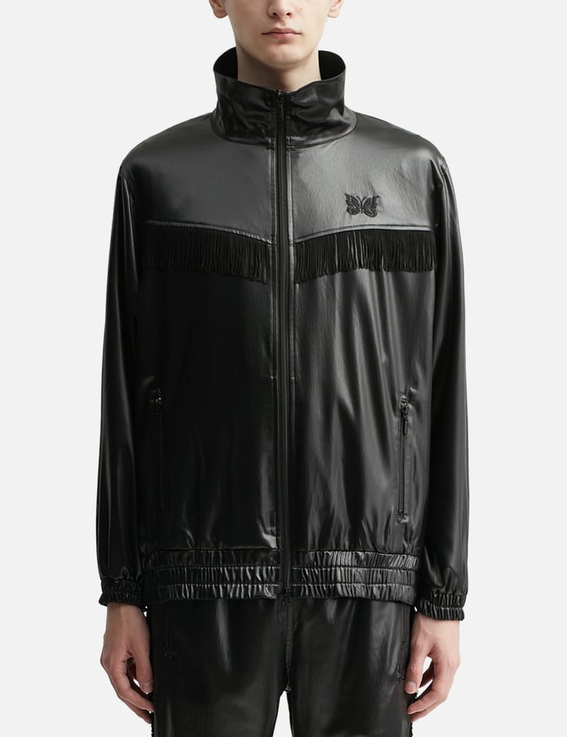 Black Fringe Track Jacket