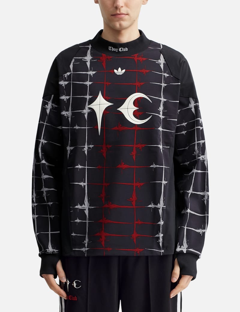 adidas Originals X Thug Club Goalie T-Shirt - Loose fit goalie