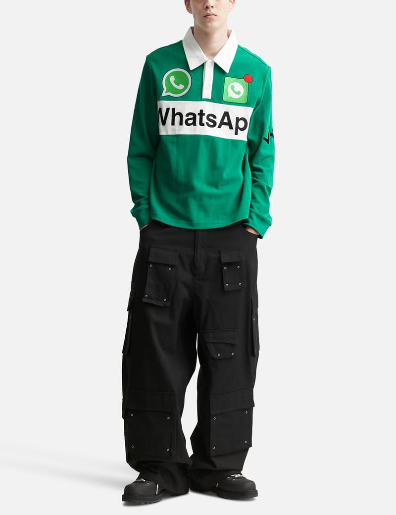 HauntedStarbucks - Legally Compliant Green Polo Shirt | HBX
