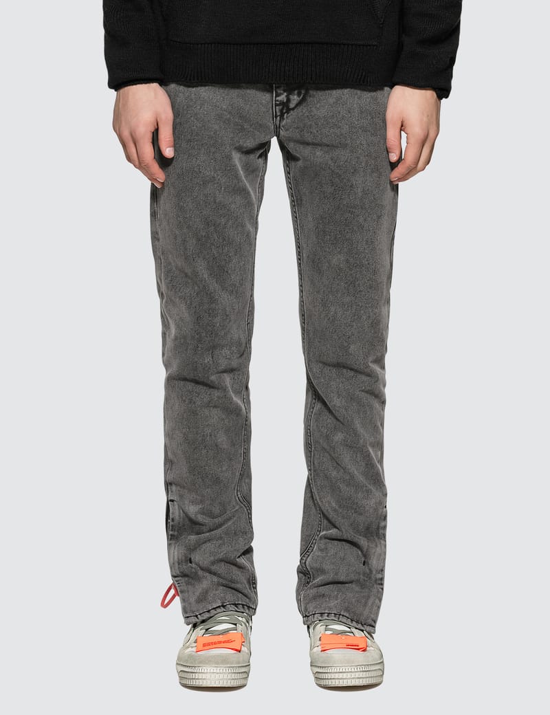 Off-White™ - Slim Zip Jeans | HBX