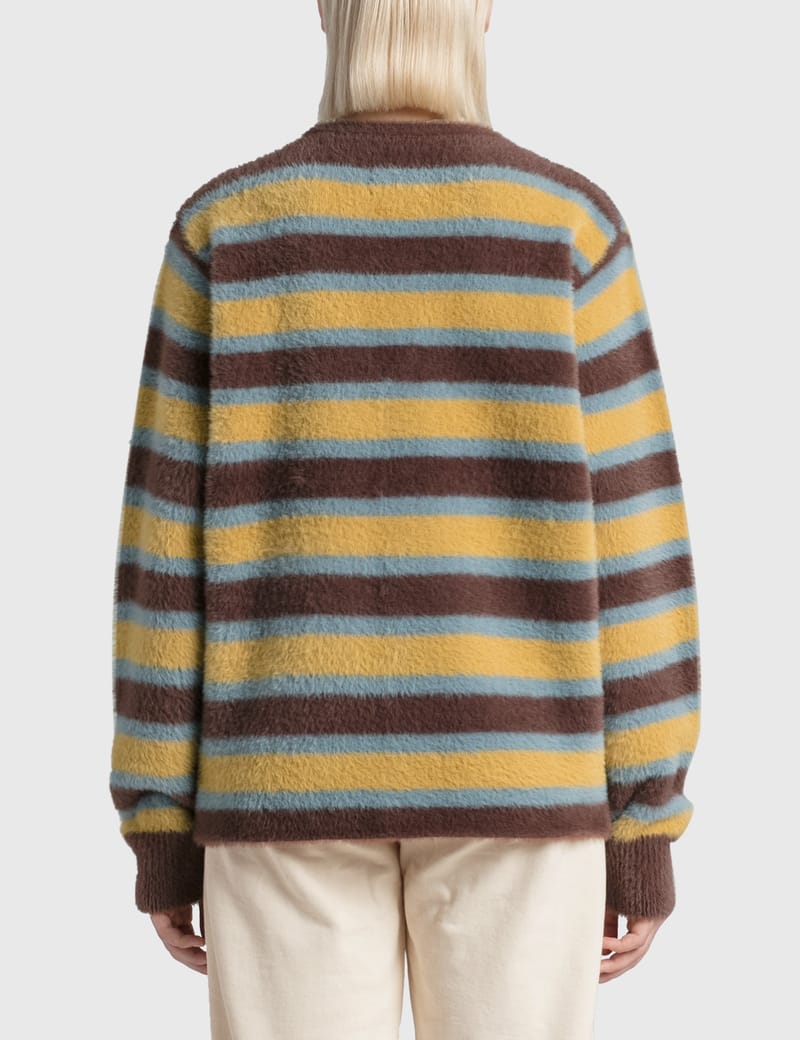 Stüssy - Horizontal Stripe Cardigan | HBX - Globally Curated