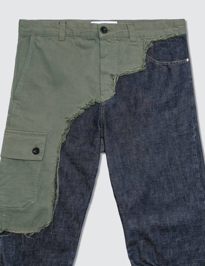 Loewe - Asymmetric Jeans | HBX - Globally Curated Fashion and