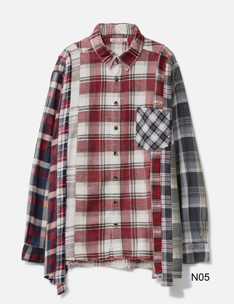 Needles - 7 Cuts Wide Flannel Shirt | HBX - Globally Curated