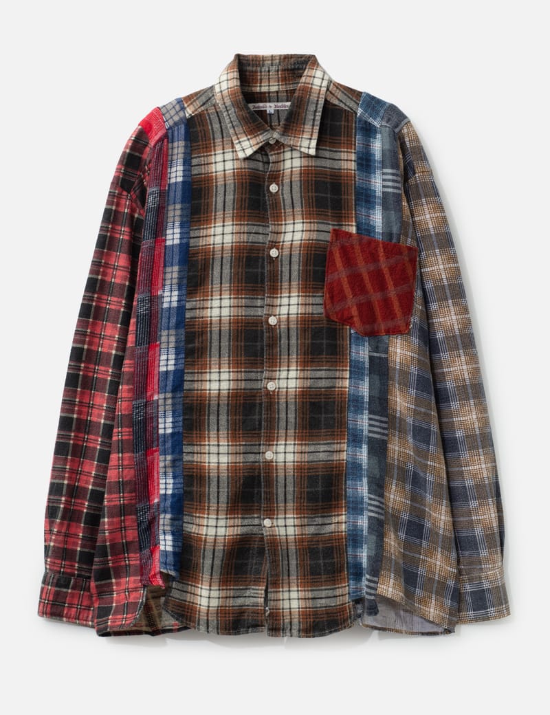 Needles Patchwork Shirt - One-of-a-kind multicolor cotton shirt