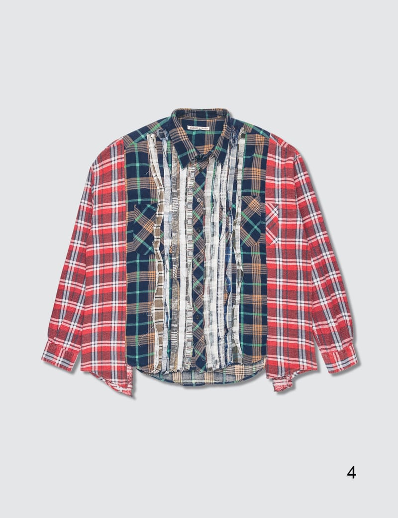 Needles - Ribbon Cuts Flannel Shirt | HBX - Globally Curated