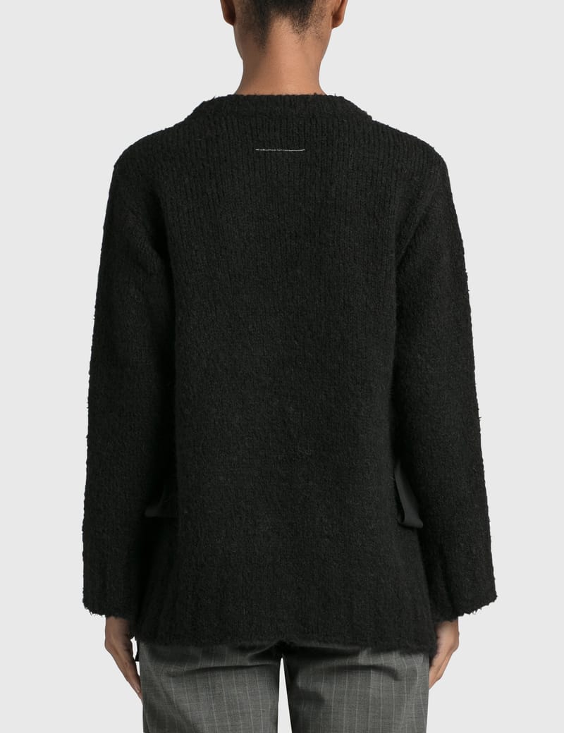 MM6 Maison Margiela - Side Slit Mohair Sweater | HBX - HYPEBEAST