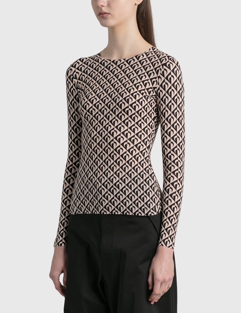 Marine Serre - Second Skin Moon Lozenge Top | HBX