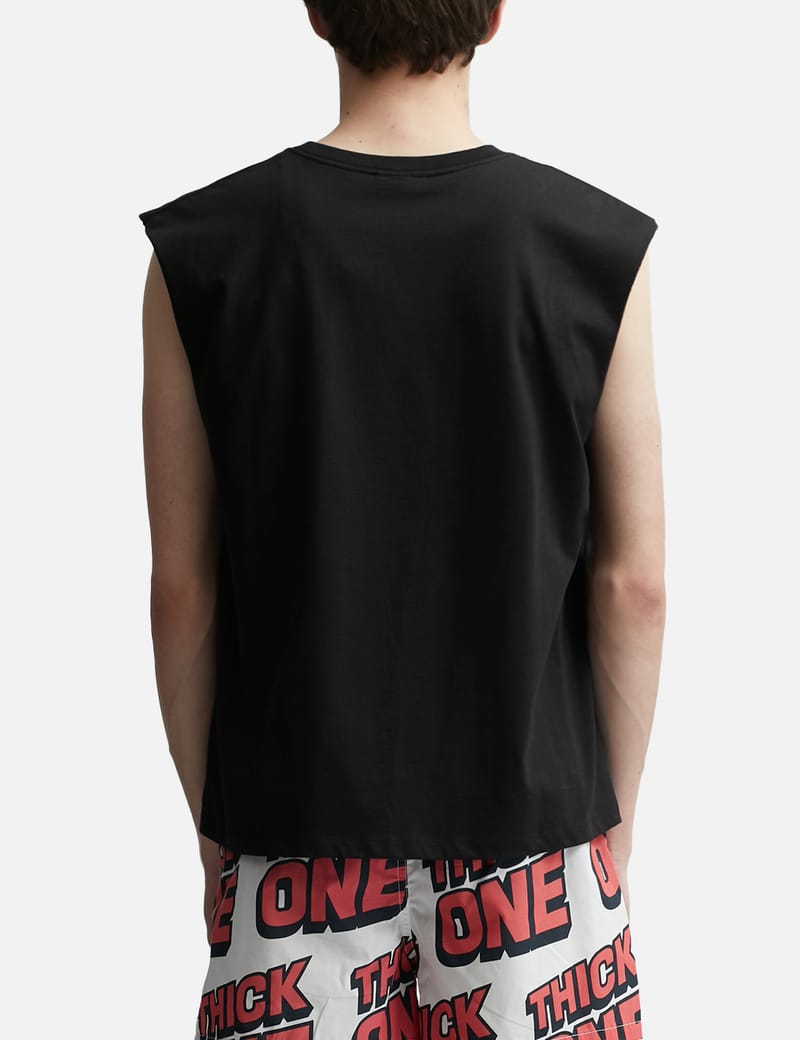 Sky High Farm Workwear - SHF SAND SLEEVELESS T-SHIRT | HBX
