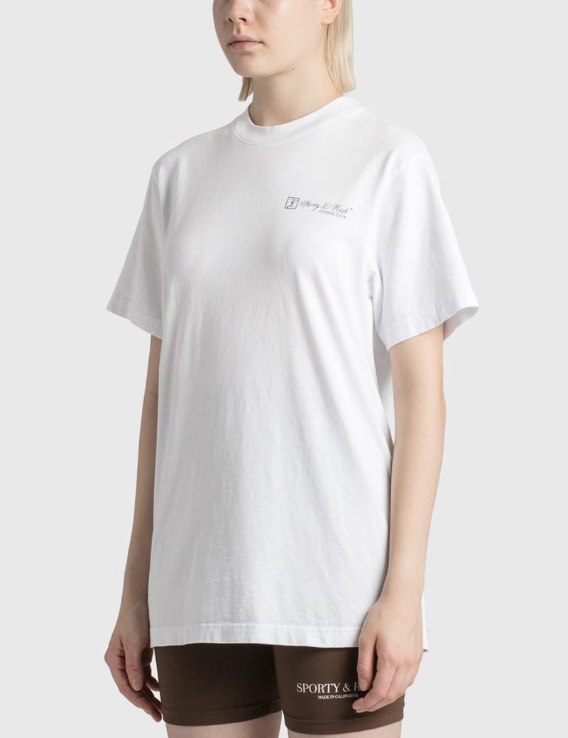 Sporty & Rich - Fitness Club t shirt | HBX - Globally