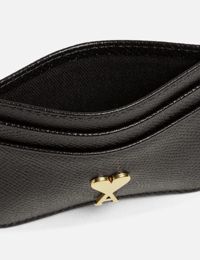 [AMI] Paris Paris Card Holder - Black / ☆送料込☆ AMI Paris Paris Paris Leather Card Holder | Black | FARFETCH