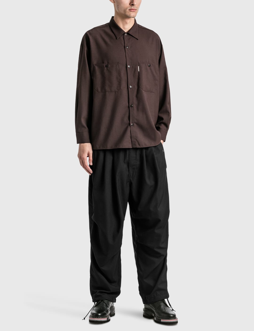 Cootie Productions T/r Error Fit Utility Easy Trousers In Black 