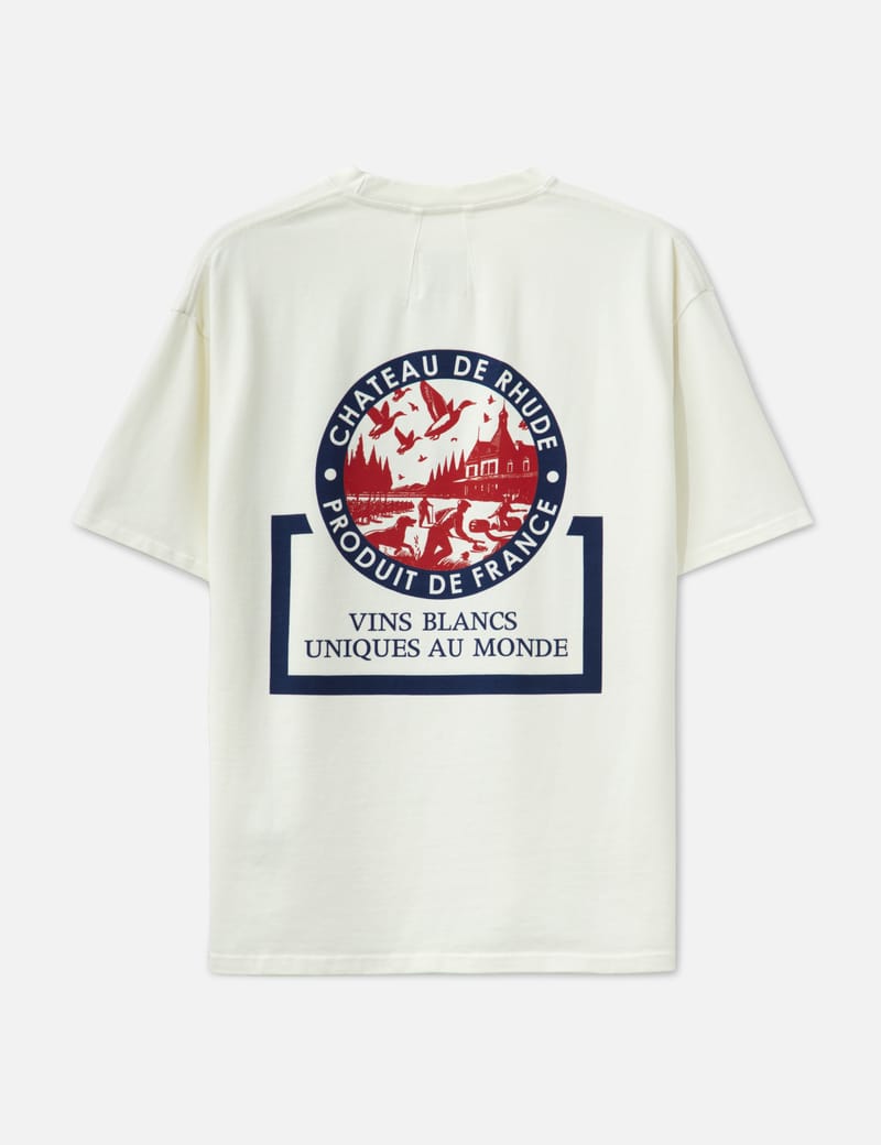 ルード ボルドーワイン Tシャツ グラフィックプリント ホワイト ルード - BORDEAUX WINE T-SHIRT | HBX - ハイプビースト