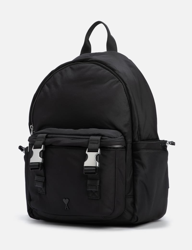 AMI PARIS アミパリス DE COEUR バックパックリュック　黒 AMI Paris Ami De Coeur Backpack | Black | FARFETCH
