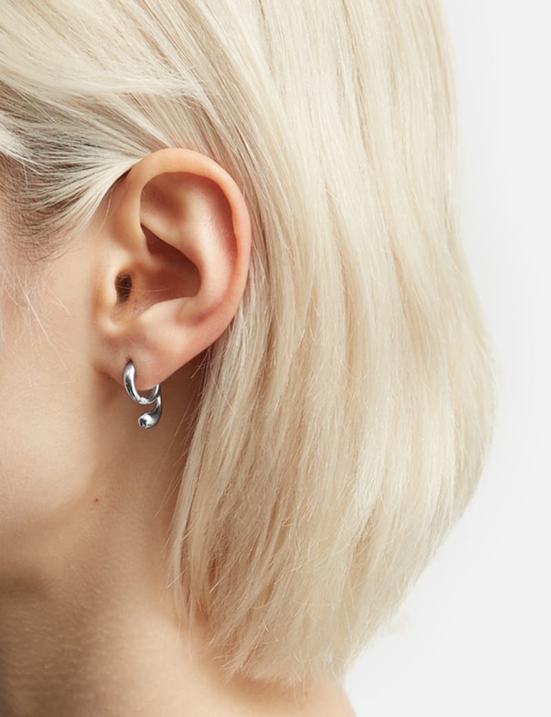 Human Made - HEART SILVER EARRING | HBX - Globally Curated