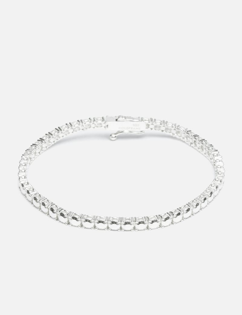 COLDFRAME - Silver Diamond Tennis Bracelet M | HBX