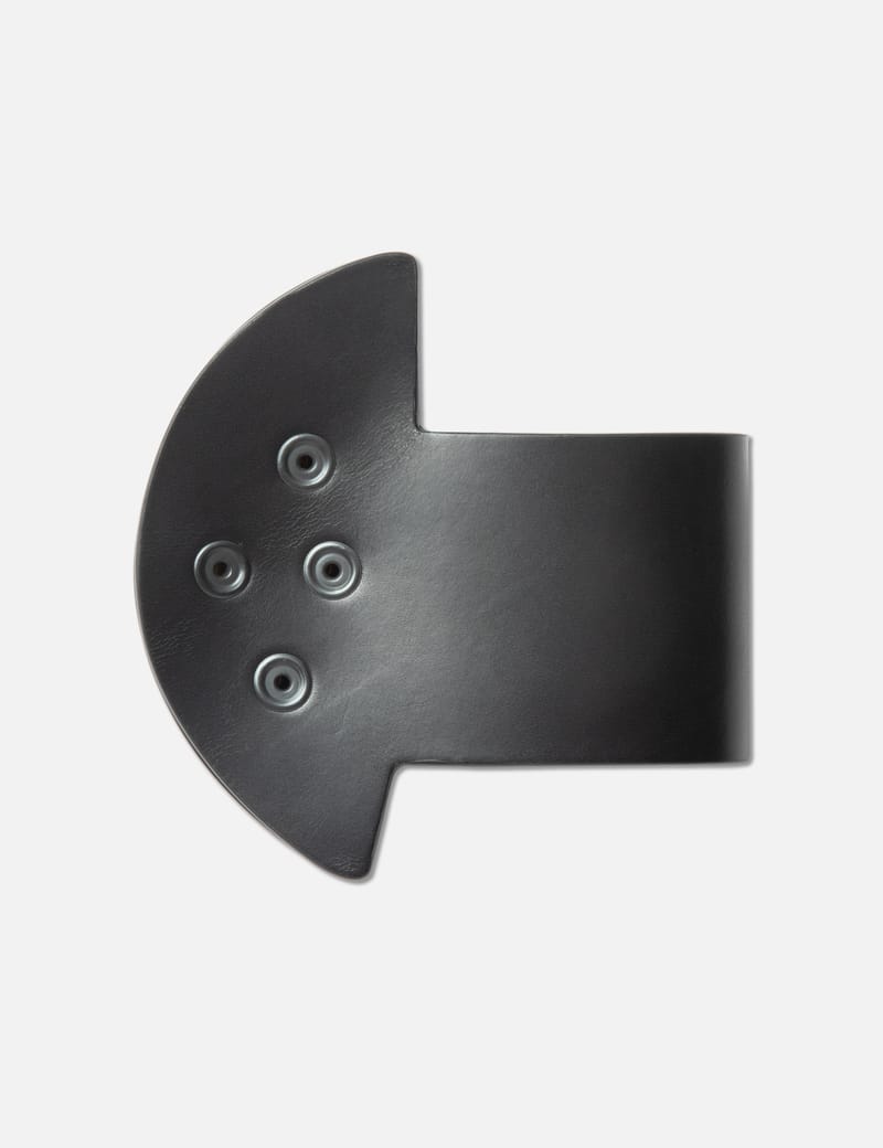 Rick Owens - Hollywood Anthem Snaps Cuff In Black Spalla Lux