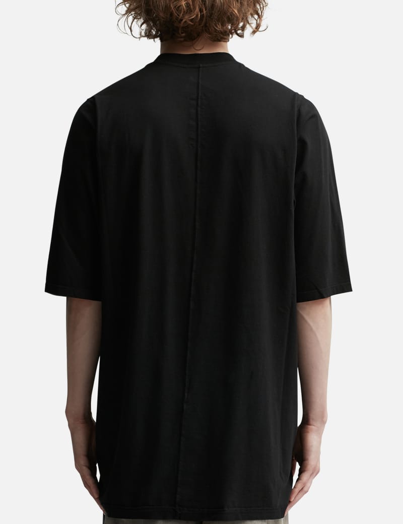 【RICK OWENS 】ジャンボ ショートスリーブ Tシャツ、ブラック リックオウエンス・ダークシャドウ - ルクソール ジャンボ