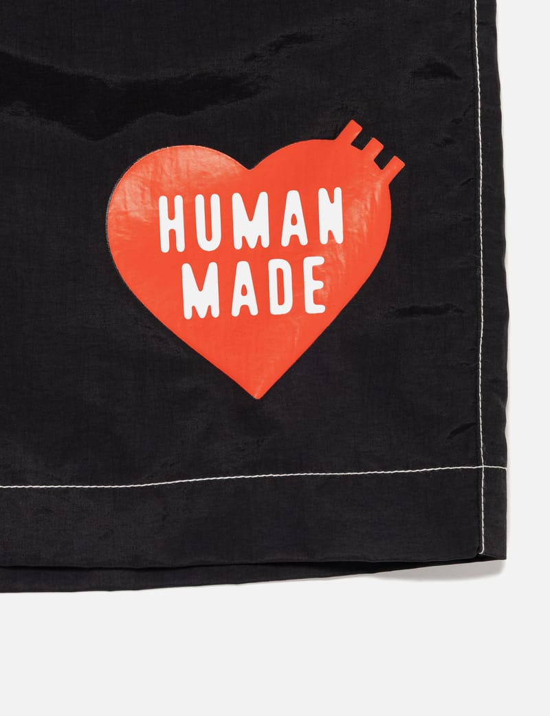 Human Made Swim Shorts - Quick-dry nylon shorts with mesh lining