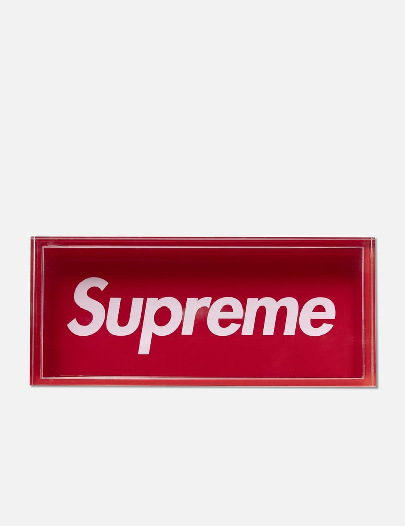 Supreme store lucite box