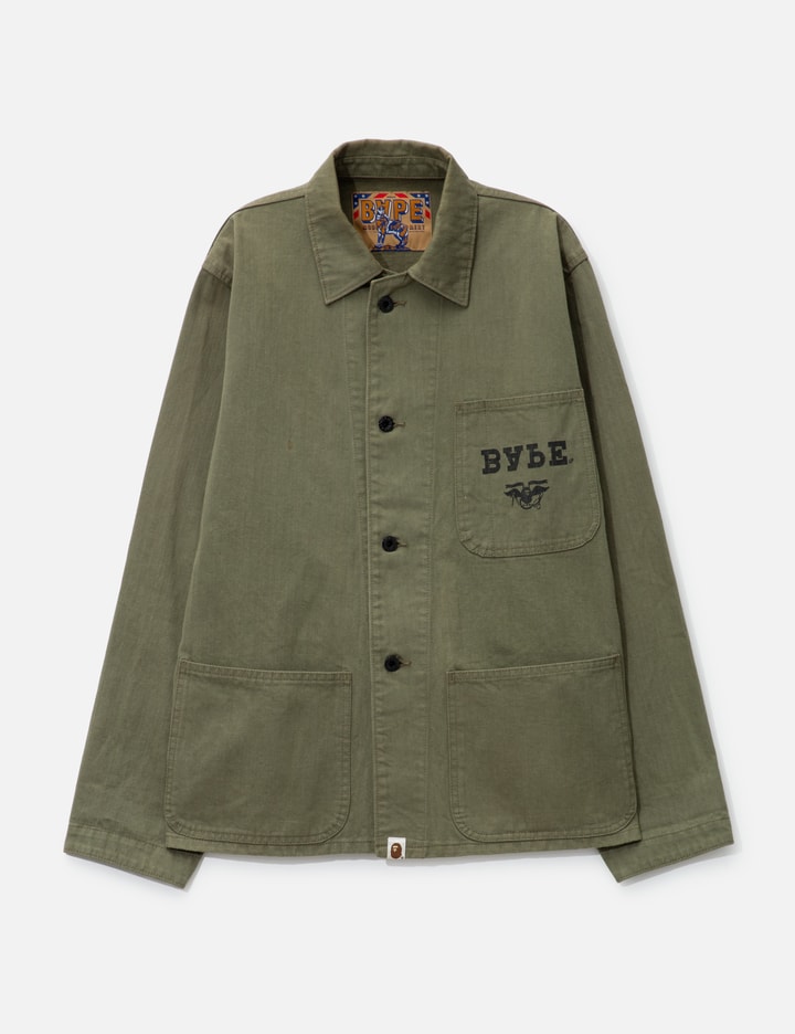 BAPE - N-3 Utility Jacket | HBX - Globally Curated Fashion and ...