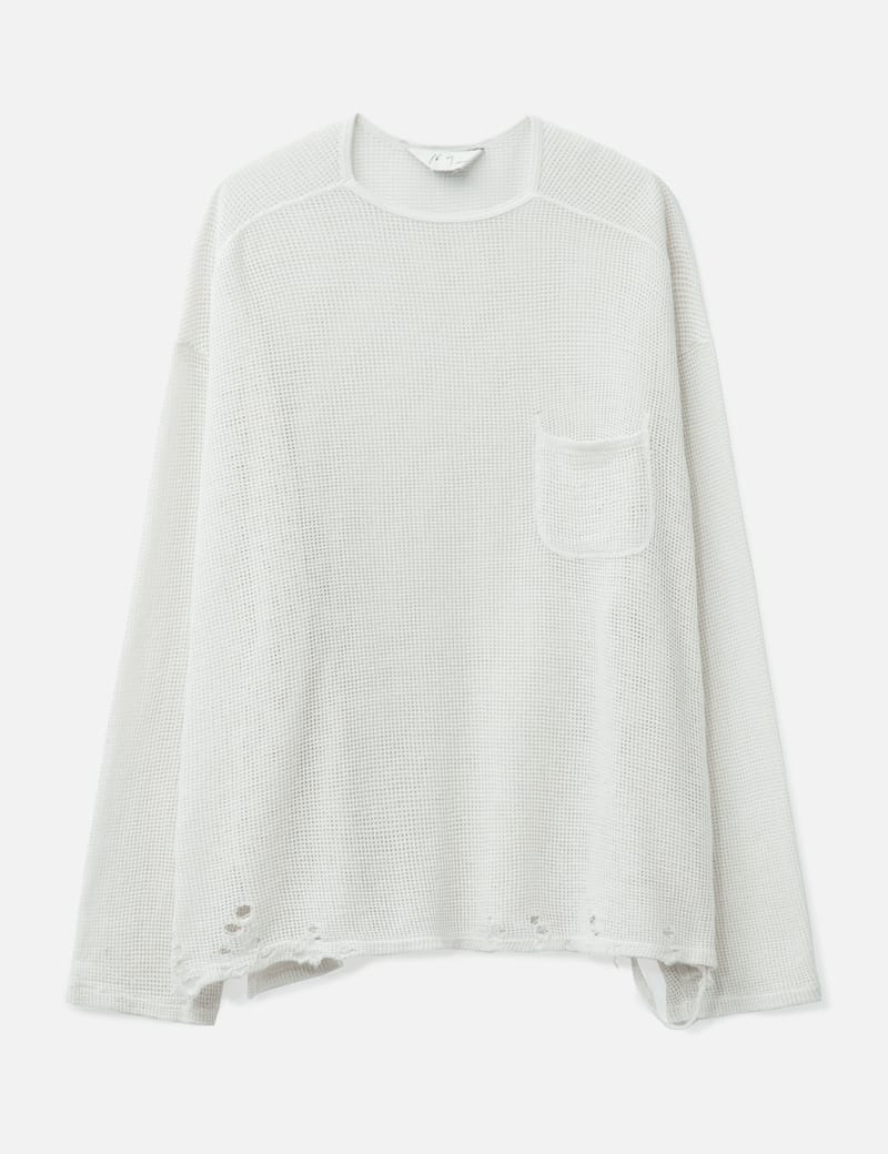 NEWモデル - ANCELLM Dyed Globally - HBX | T-shirt Sleeve Long Mesh トップス
