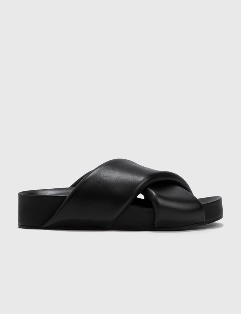 Jil Sander - Padded Sandals | HBX - Globally Curated Fashion and