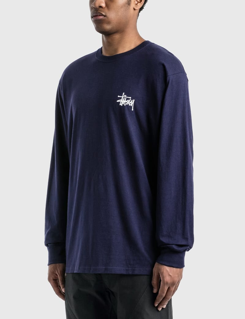 Stüssy - Basic Stussy Long Sleeve T-Shirt | HBX - Globally