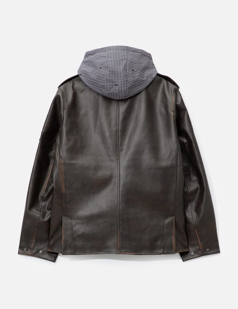 Umbro Umbro X Slam Jam Eco Leather Service Jacket - Loose-fit eco
