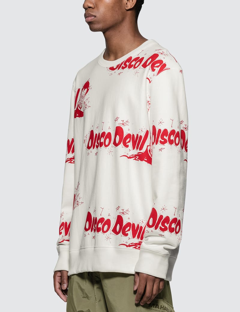 WACKO MARIA - Discodevil Crew Neck Sweatshirt | HBX