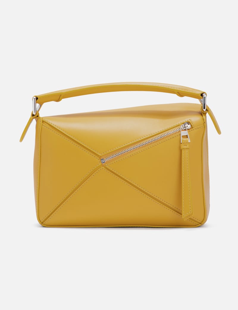 ハンドバッグ LOEWE PRINTED LEATHER SMALL PUZZLE HANDBAG Loewe Small Tan Puzzle Bag