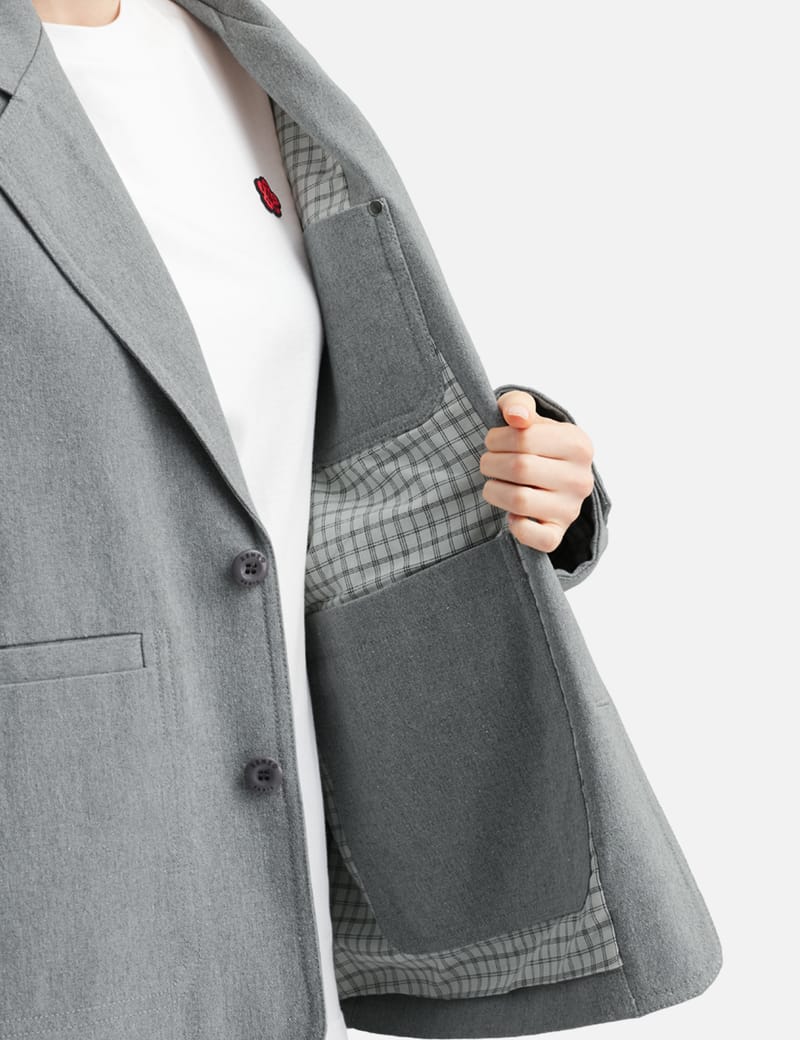 Kenzo - 'Kenzo Paris Chainstitch' Embroidered Workwear Jacket | HBX