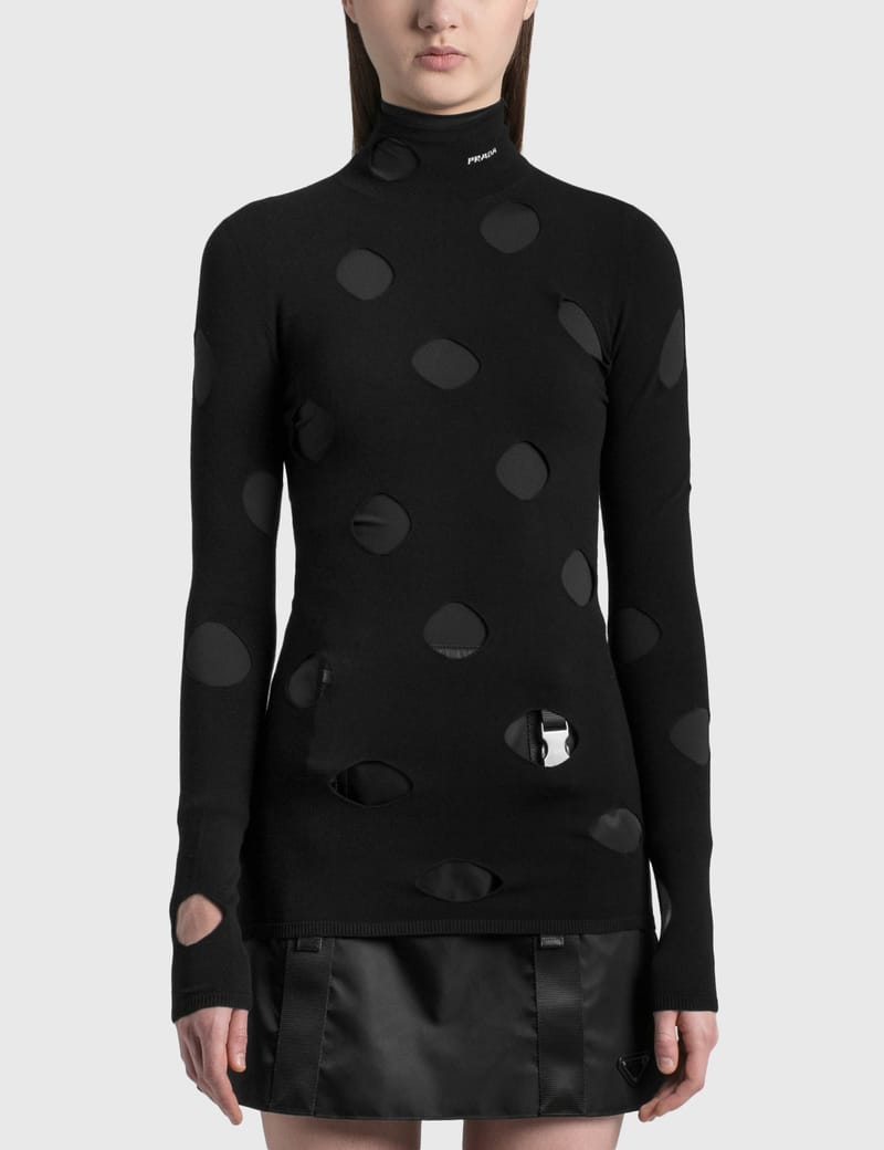 Prada high hotsell neck sweater.