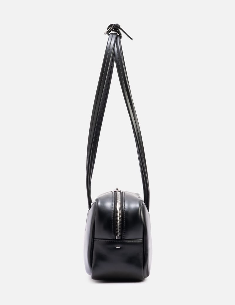 STAND OIL More Baguette Bag - Sleek black faux-leather baguette